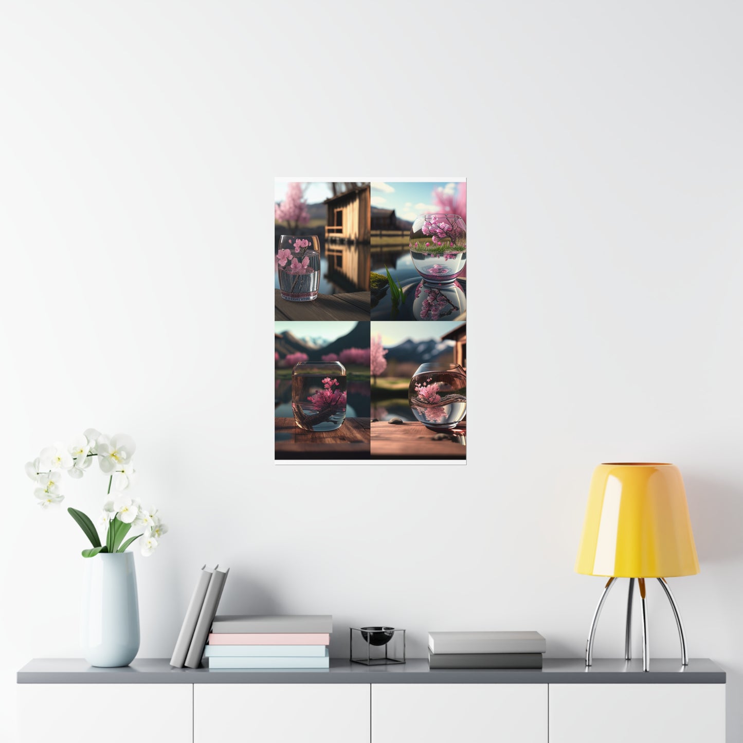 Premium Matte Vertical Posters Cherry Blossom 5