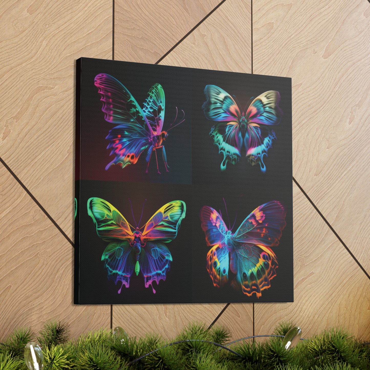 Canvas Gallery Wraps Raw Hyper Color Butterfly 5