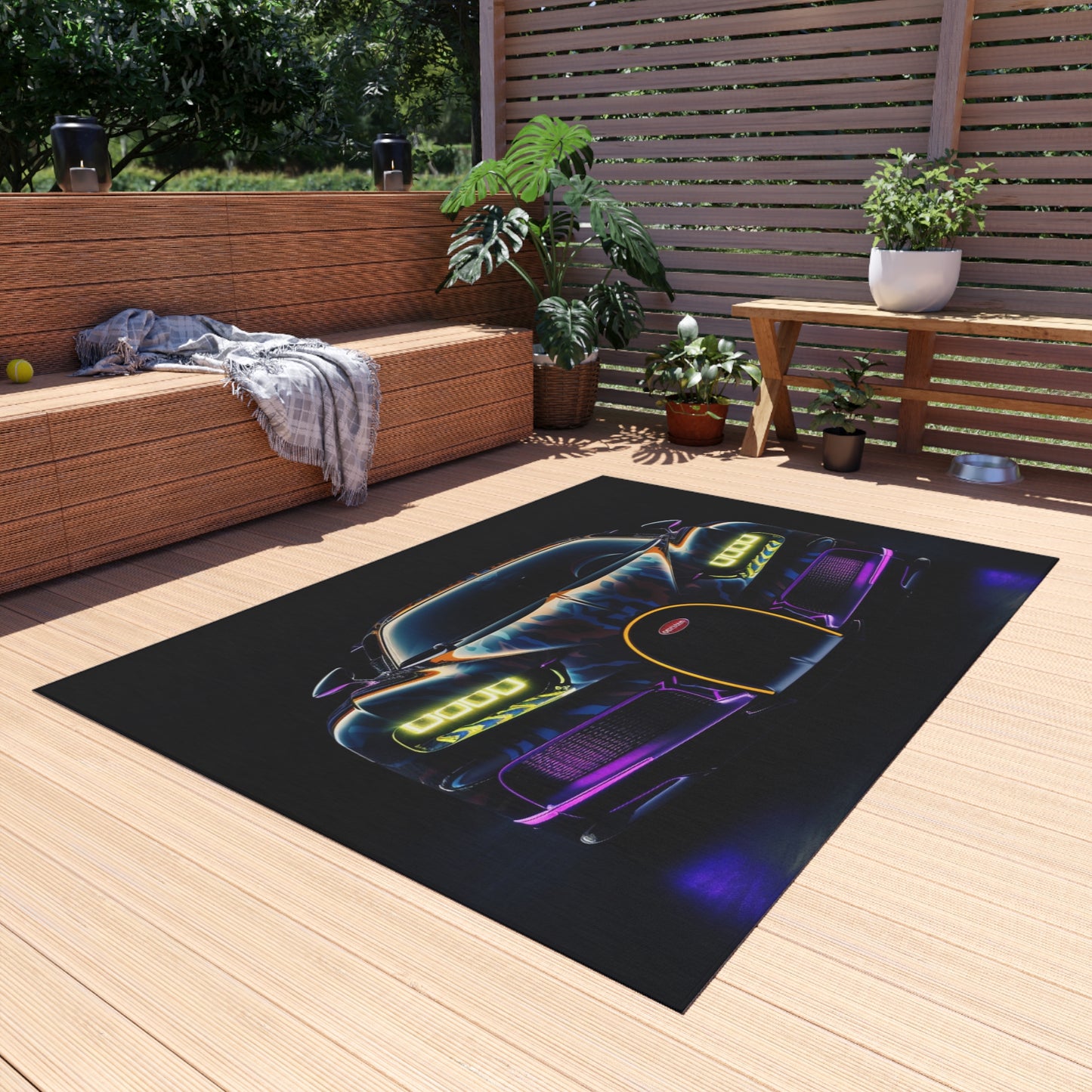 Outdoor Rug  Hyper Bugatti Chiron 3