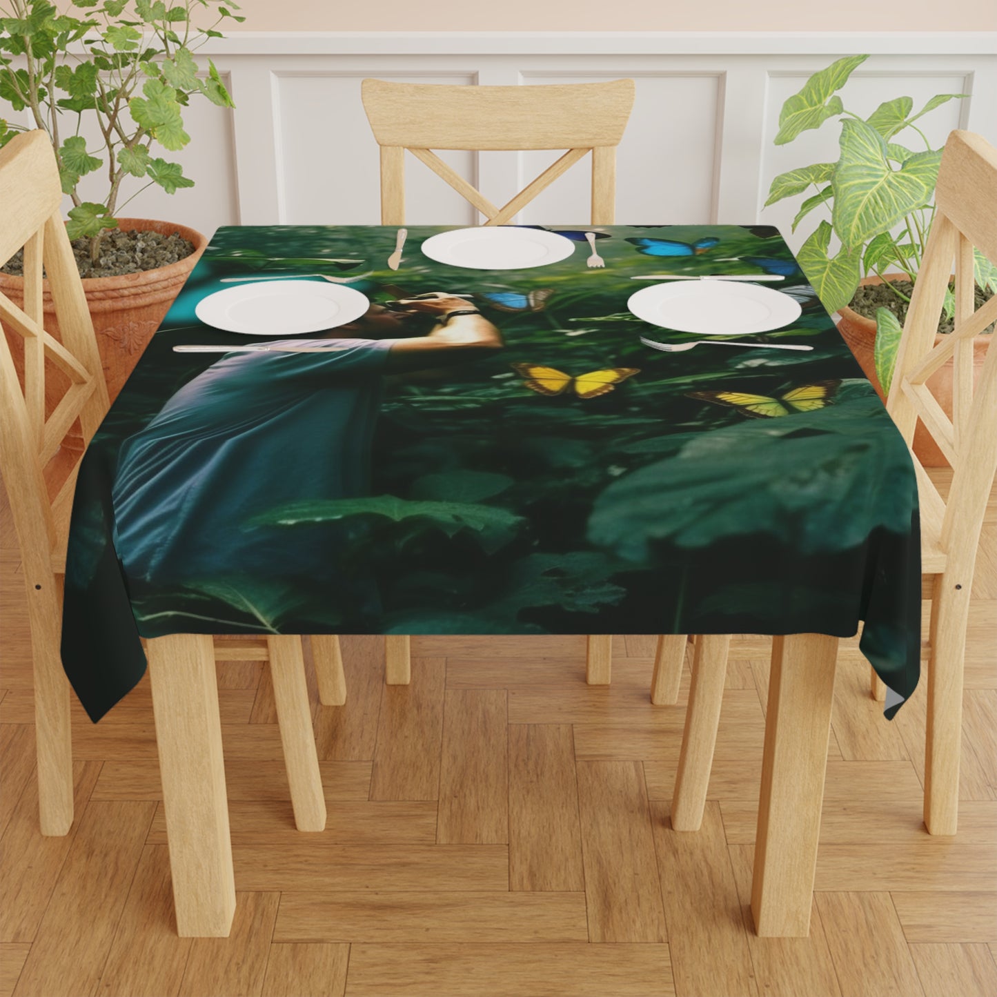 Tablecloth Jungle Butterfly 1