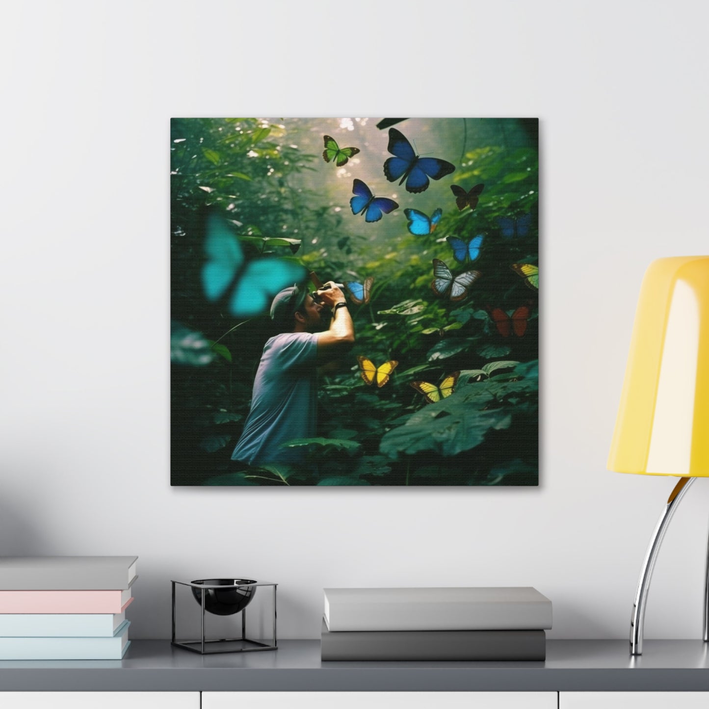 Canvas Gallery Wraps Jungle Butterfly 1