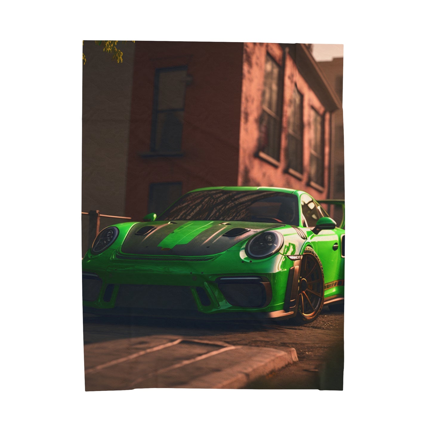 Velveteen Plush Blanket porsche 911 gt3 4