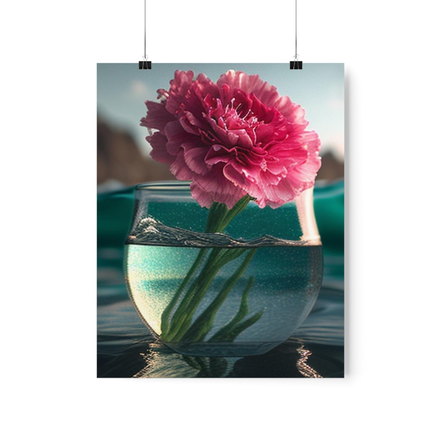 Premium Matte Vertical Posters Carnation 1