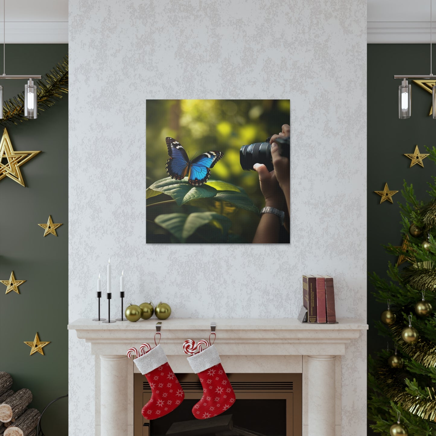 Canvas Gallery Wraps Jungle Butterfly 3