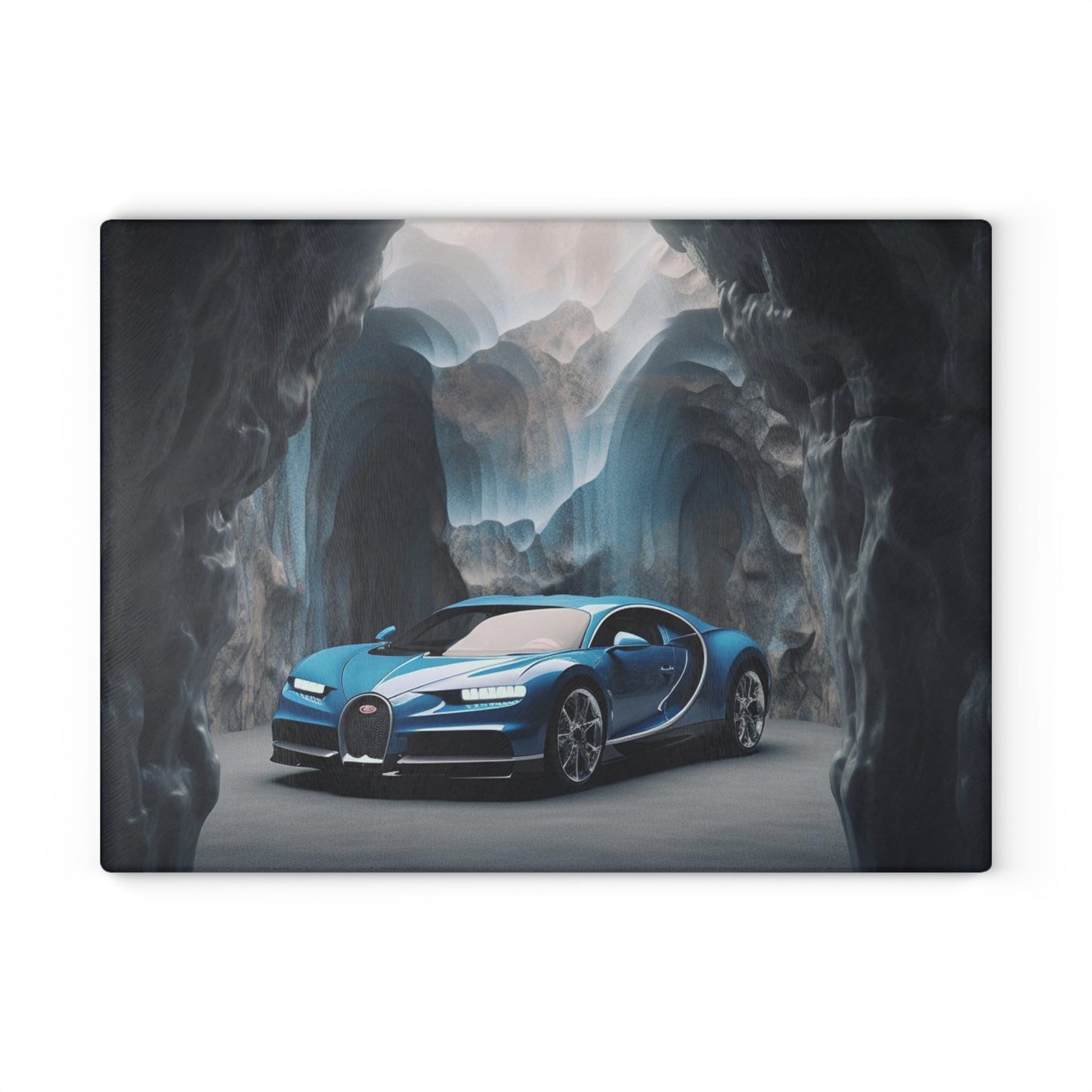 Glass Cutting Board Bugatti Real Look 2