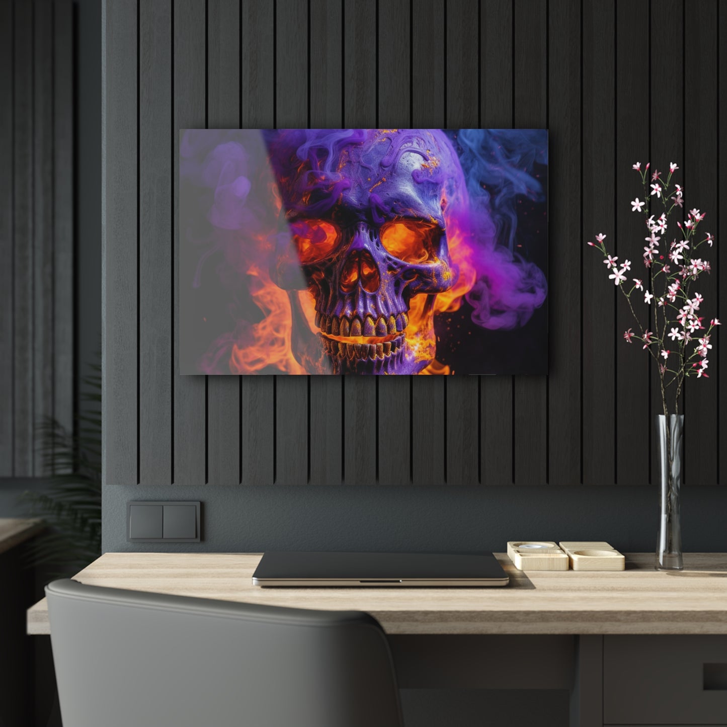 Acrylic Prints Macro Skull 1