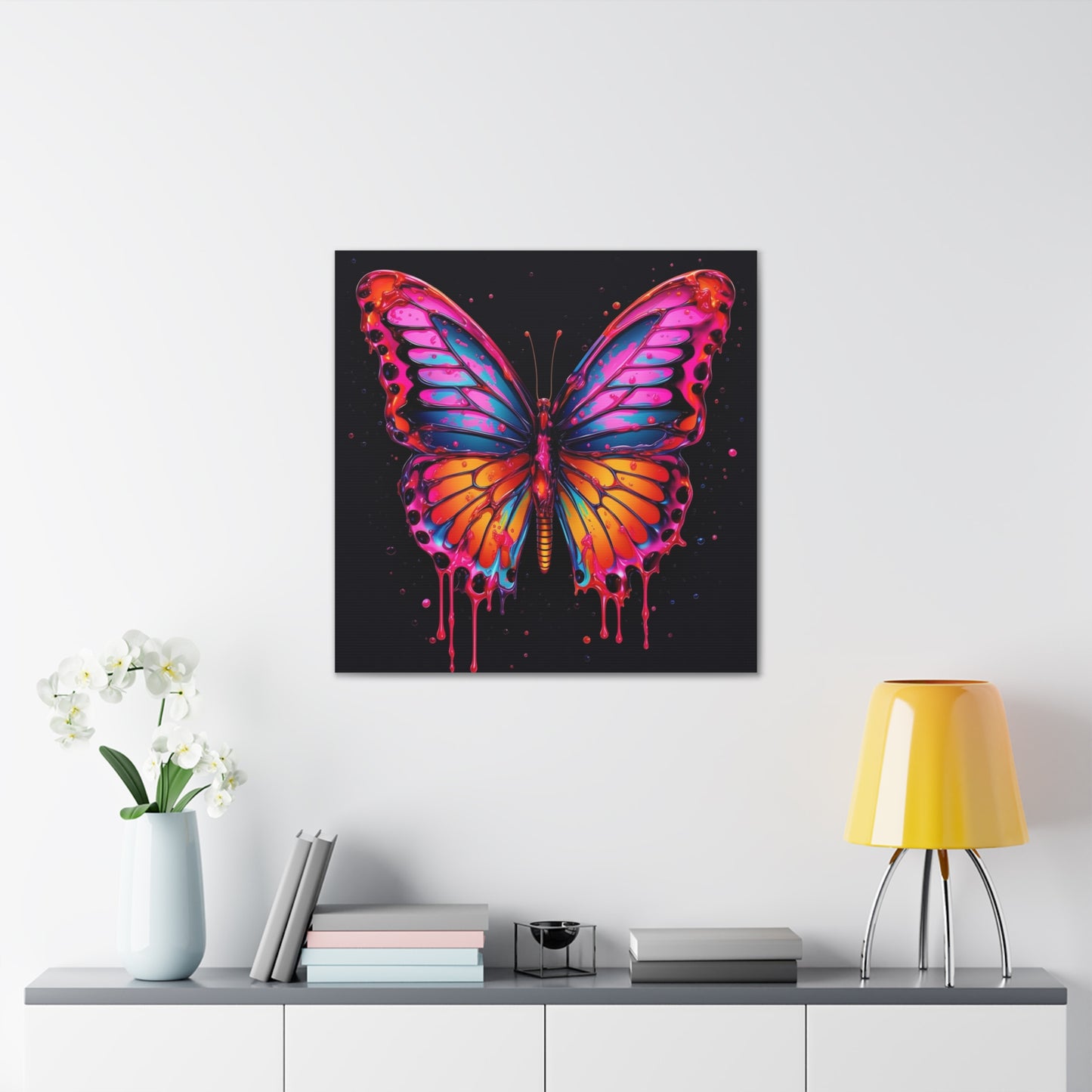 Canvas Gallery Wraps Pink Butterfly Flair 1