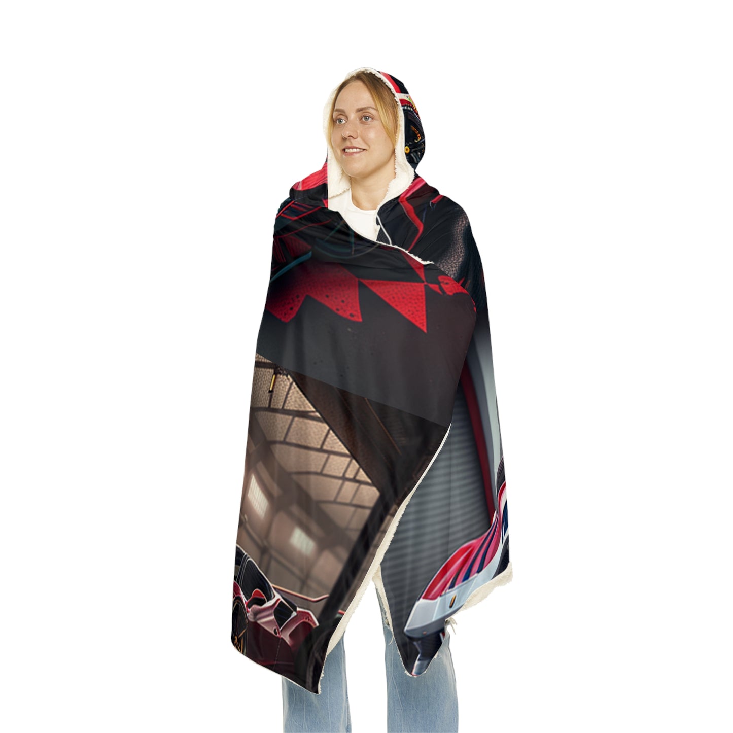 Snuggle Hooded Blanket Ferrari Hyper 5