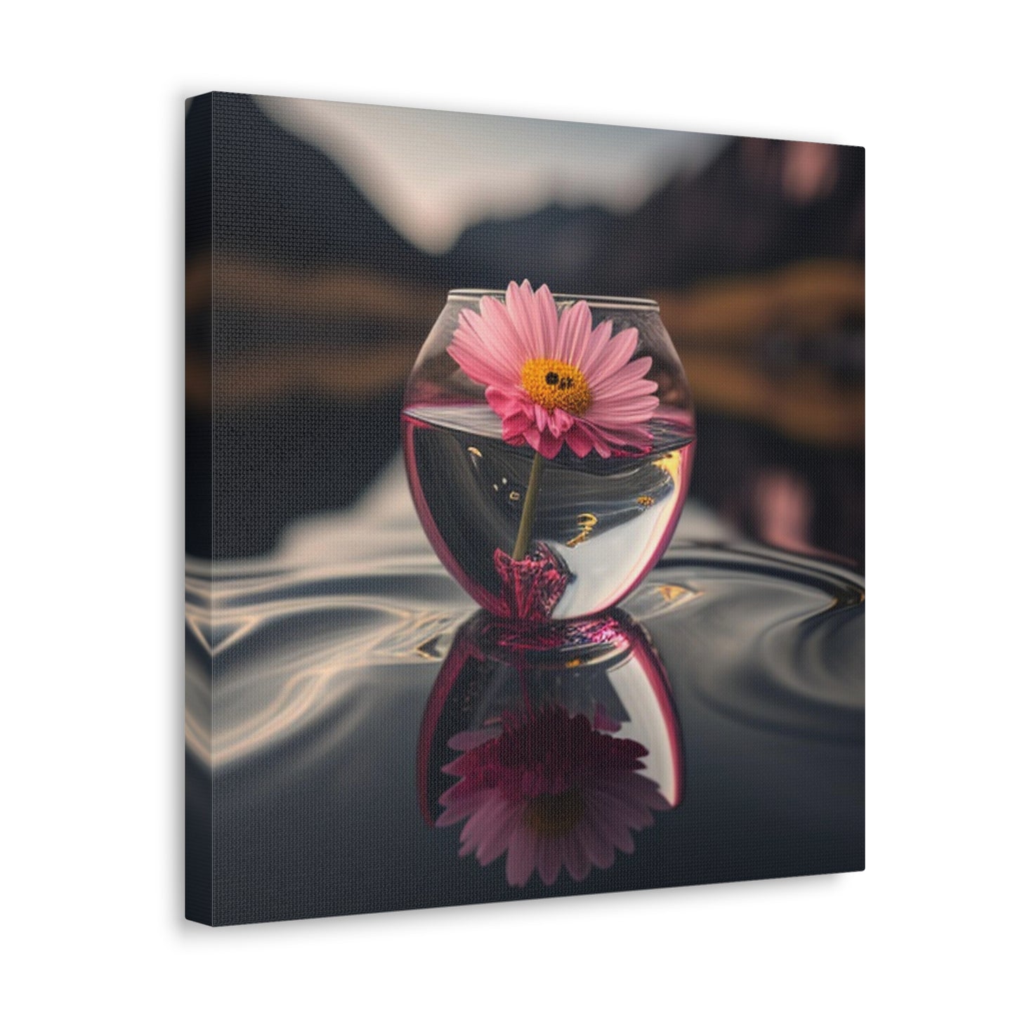 Canvas Gallery Wraps Pink Daisy 1
