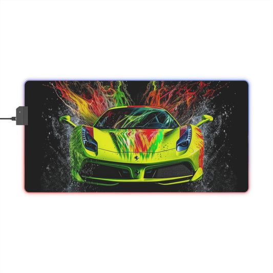 LED Gaming Mouse Pad Farrari Water 1