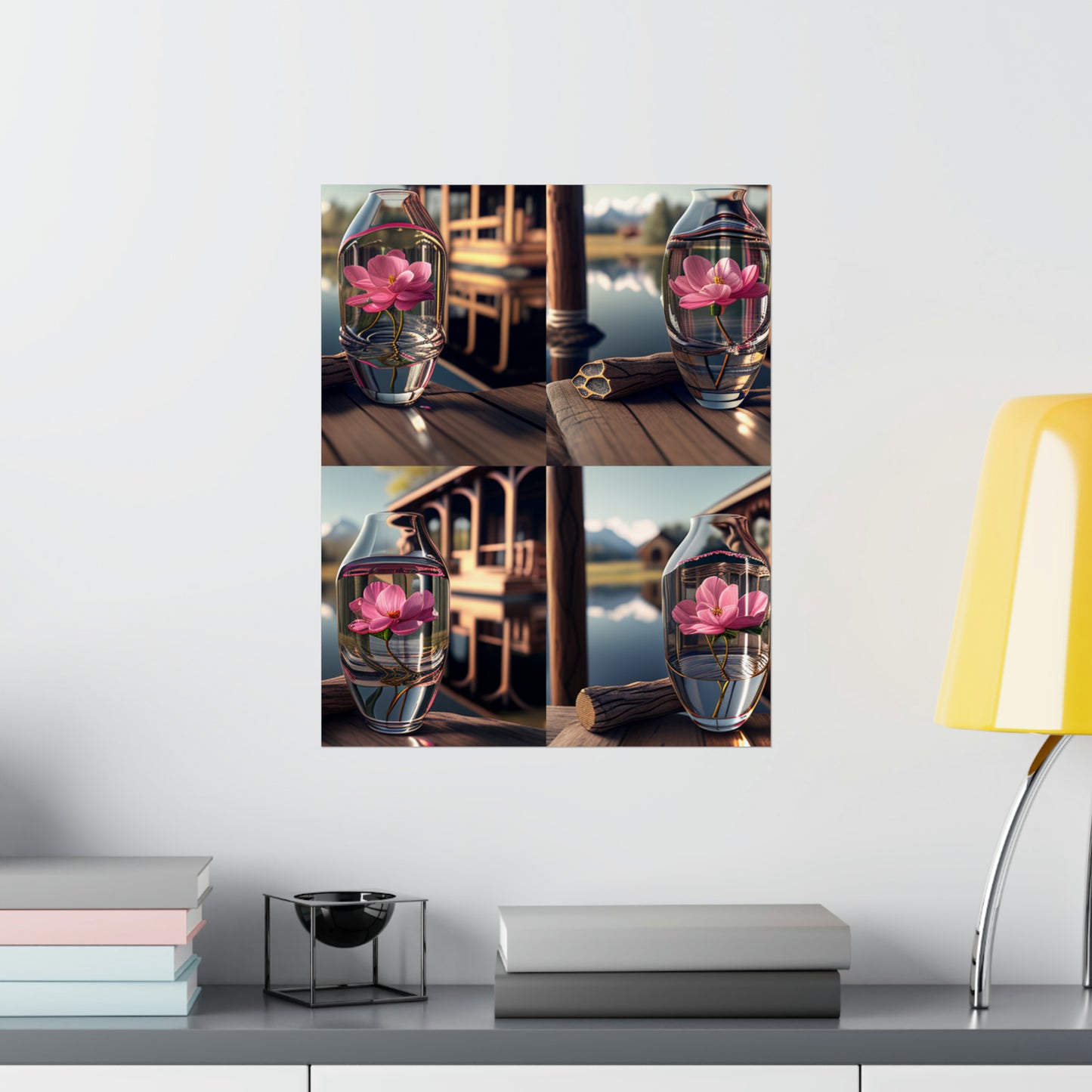 Premium Matte Vertical Posters Pink Magnolia 5