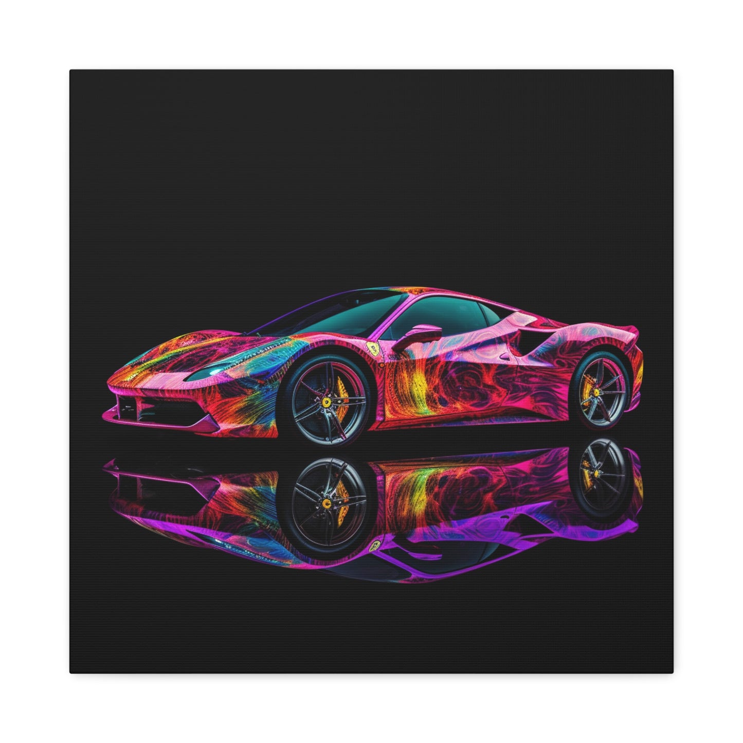 Canvas Gallery Wraps Ferrari Color 4