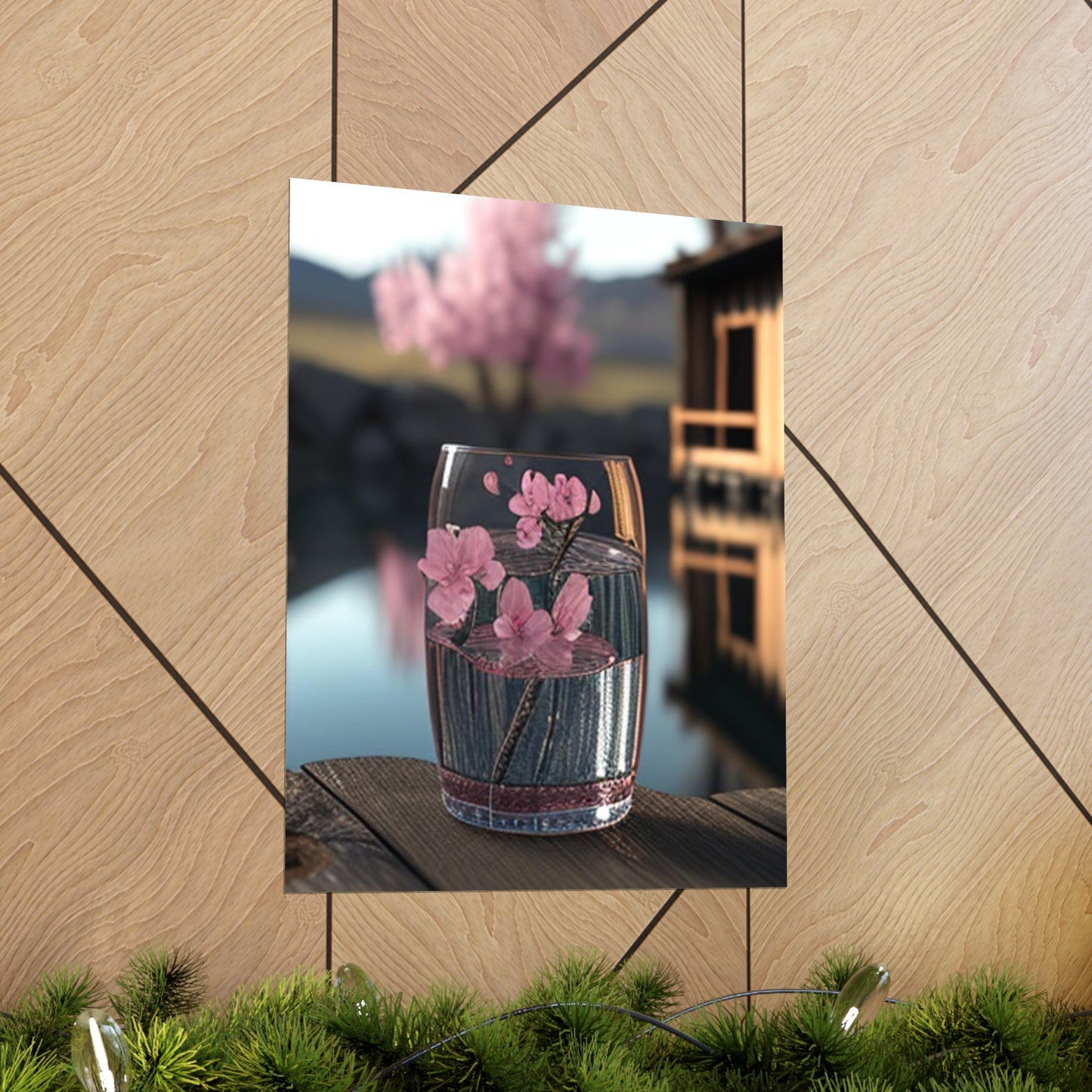 Premium Matte Vertical Posters Cherry Blossom 1