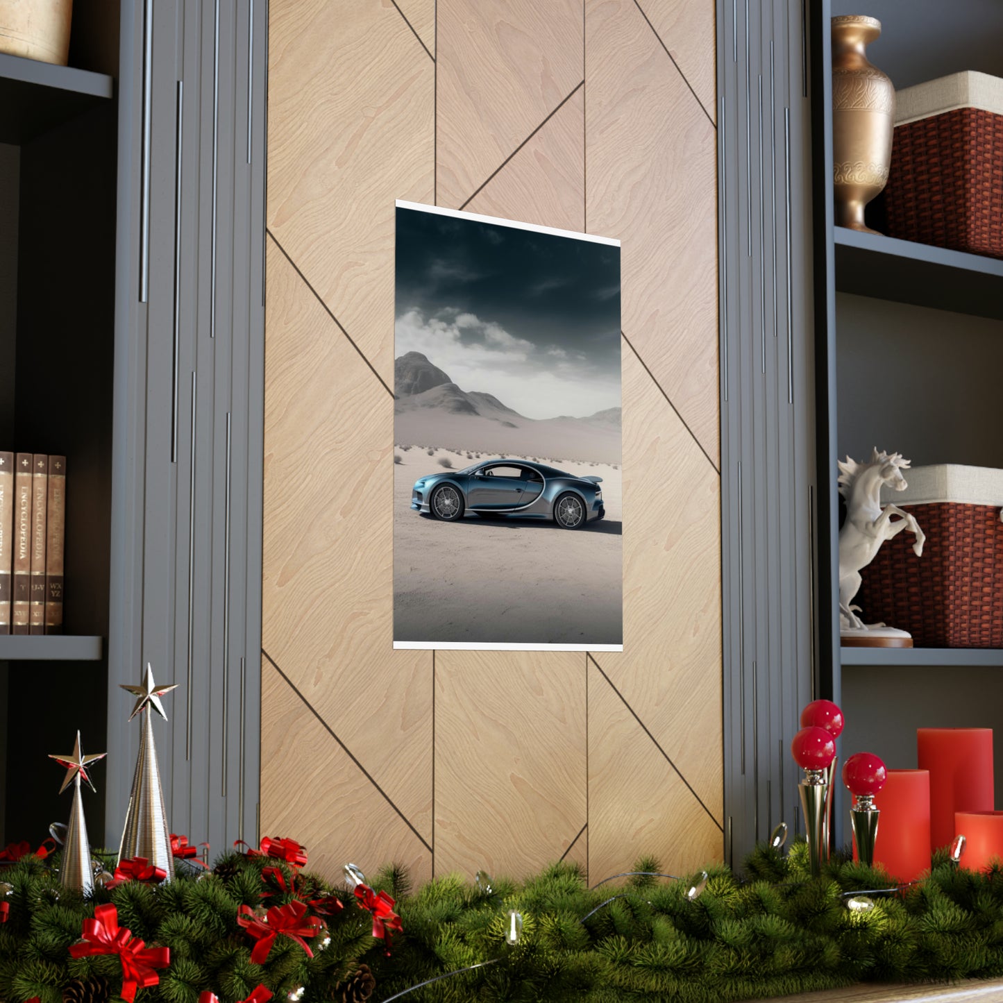 Premium Matte Vertical Posters Bugatti Real Look 1