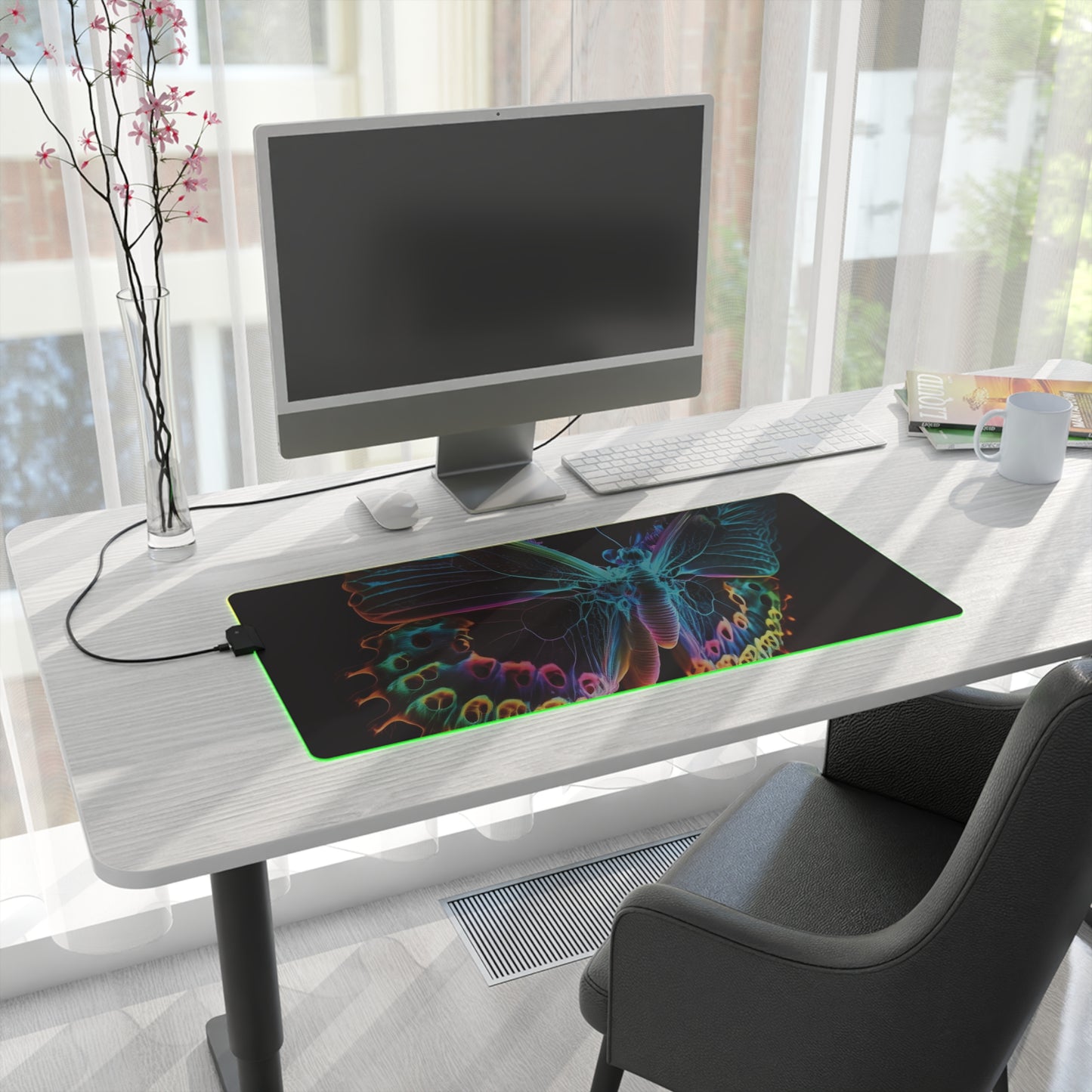 LED Gaming Mouse Pad Thermal Butterfly 2