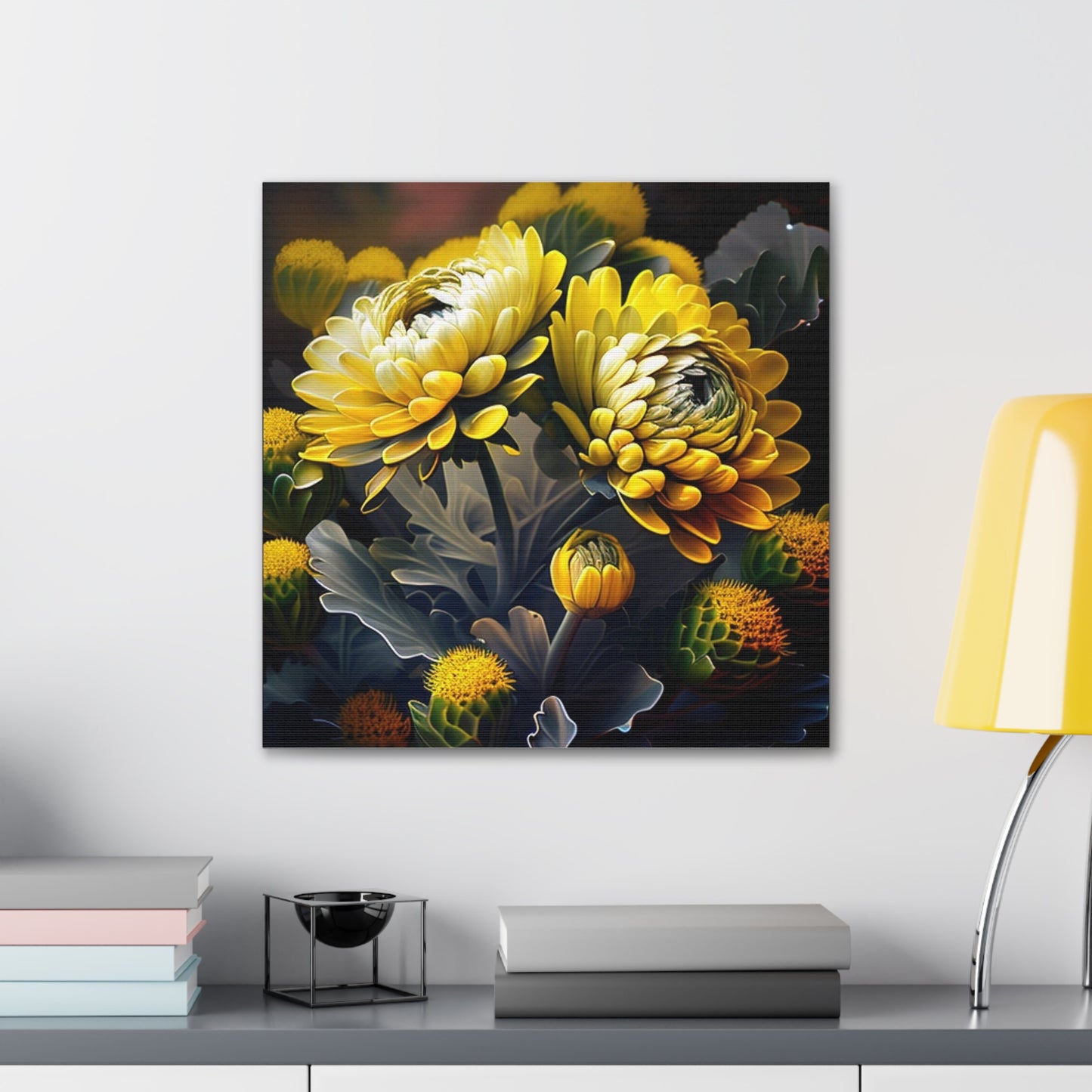 Canvas Gallery Wraps Yellow Hermosas Flores Amarillas 2