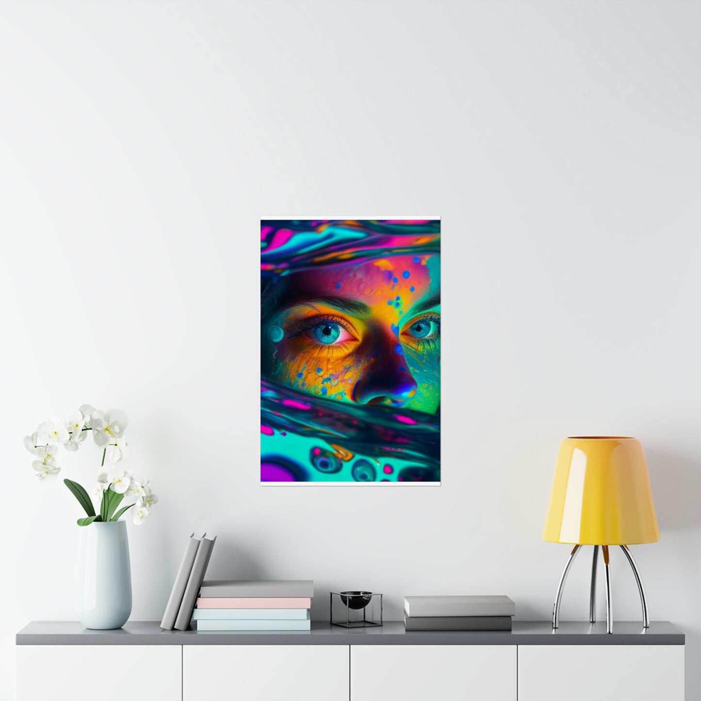 Premium Matte Vertical Posters Florescent Glow 3