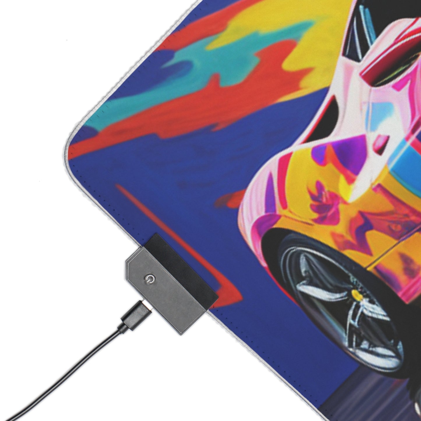 LED Gaming Mouse Pad Hyper Colorfull Ferrari 3