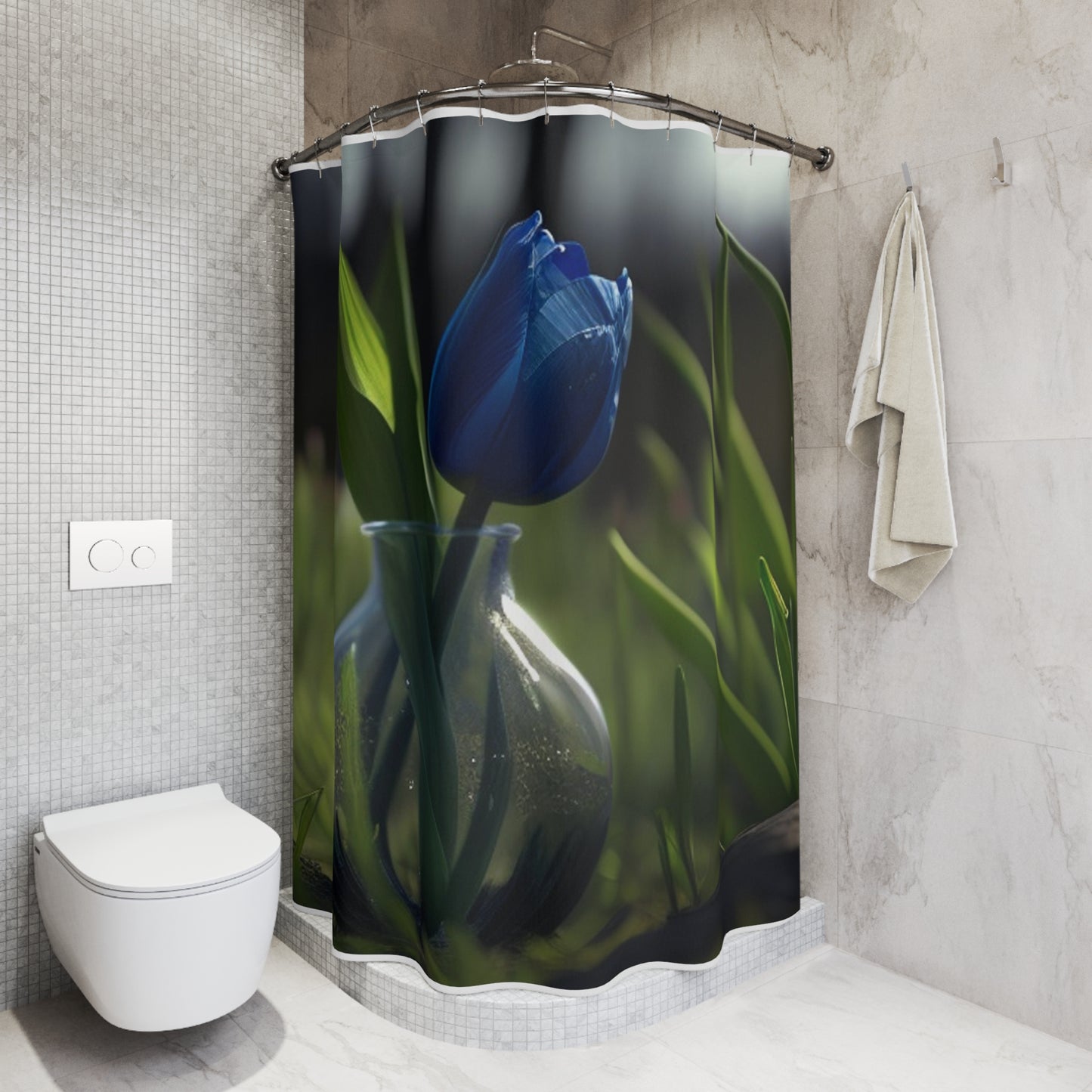 Polyester Shower Curtain Tulip 1