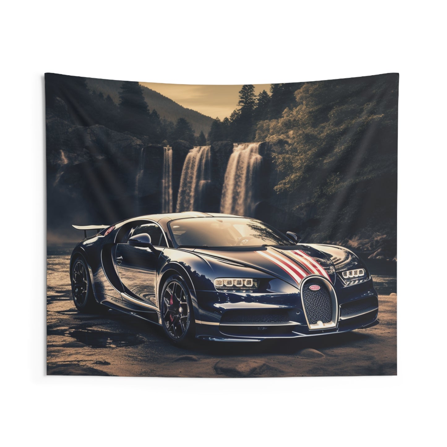 Indoor Wall Tapestries Bugatti Waterfall 2