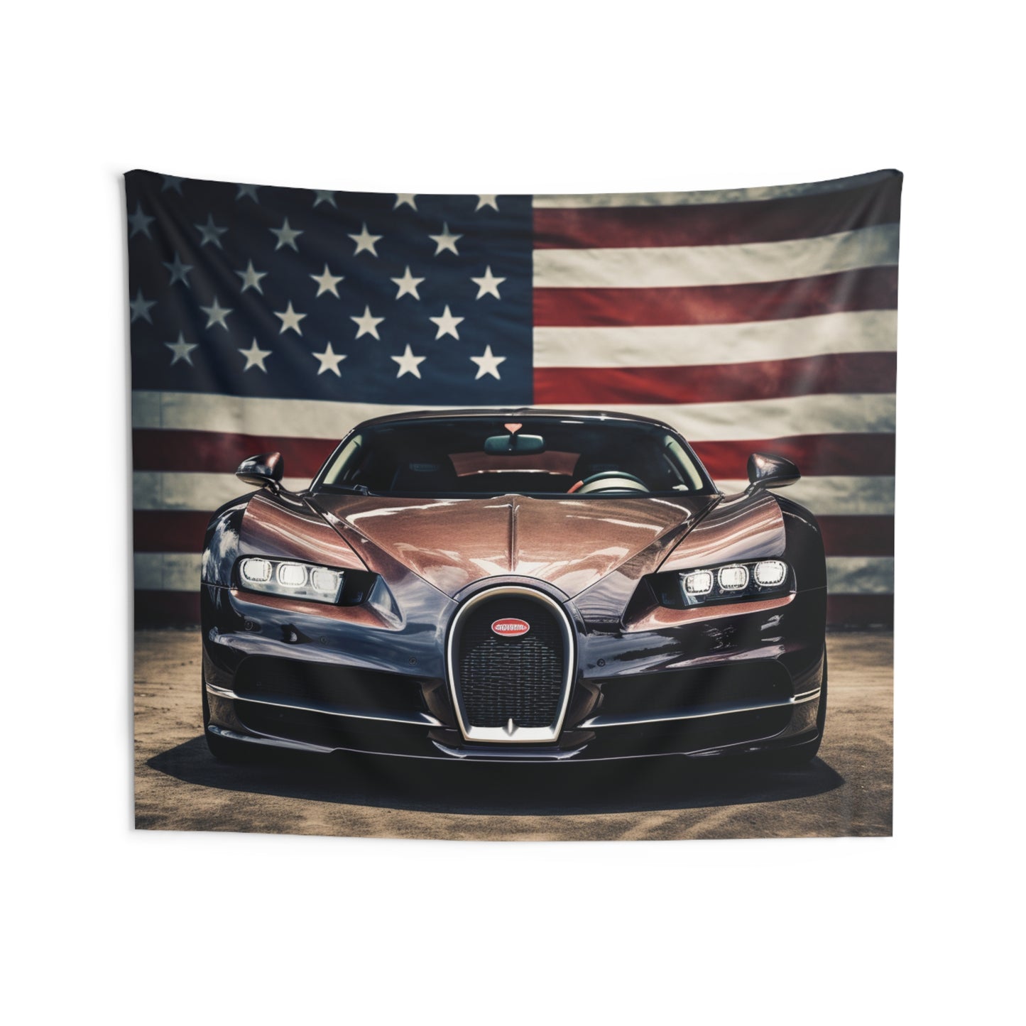 Indoor Wall Tapestries Bugatti Flag 4