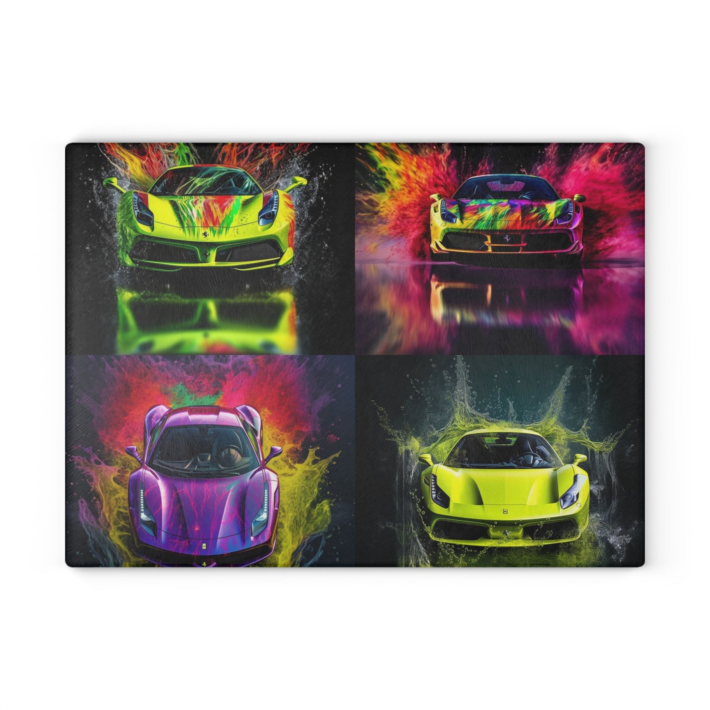 Glass Cutting Board Farrari Water 5