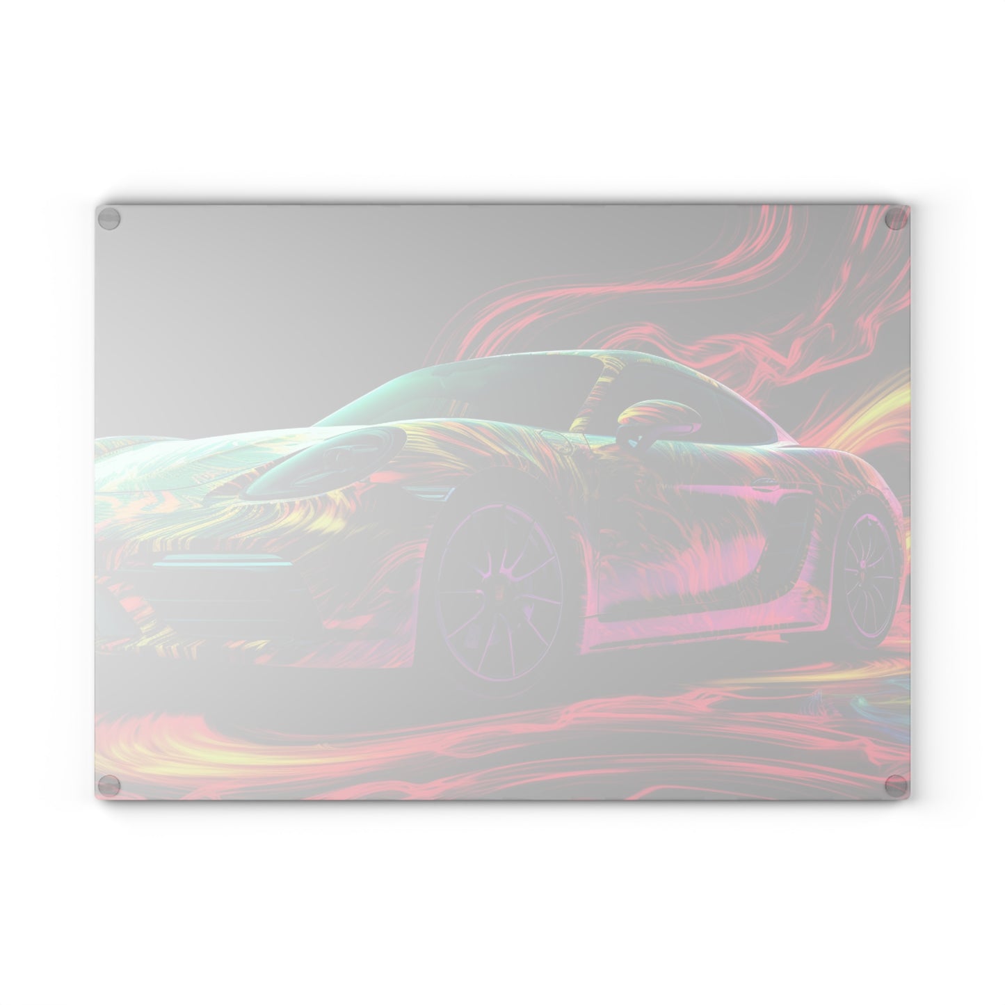 Glass Cutting Board Porsche Flair 1