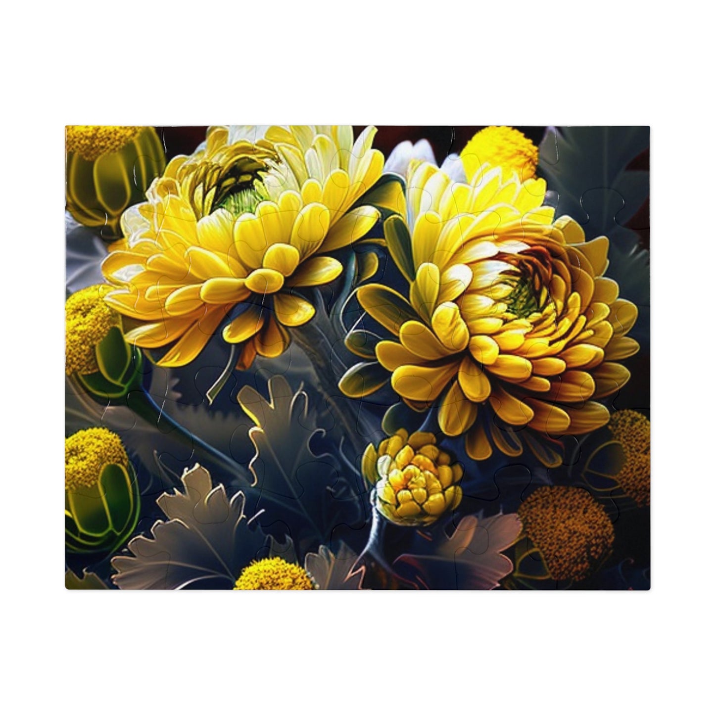 Jigsaw Puzzle (30, 110, 252, 500,1000-Piece) Yellow Hermosas Flores Amarillas 3