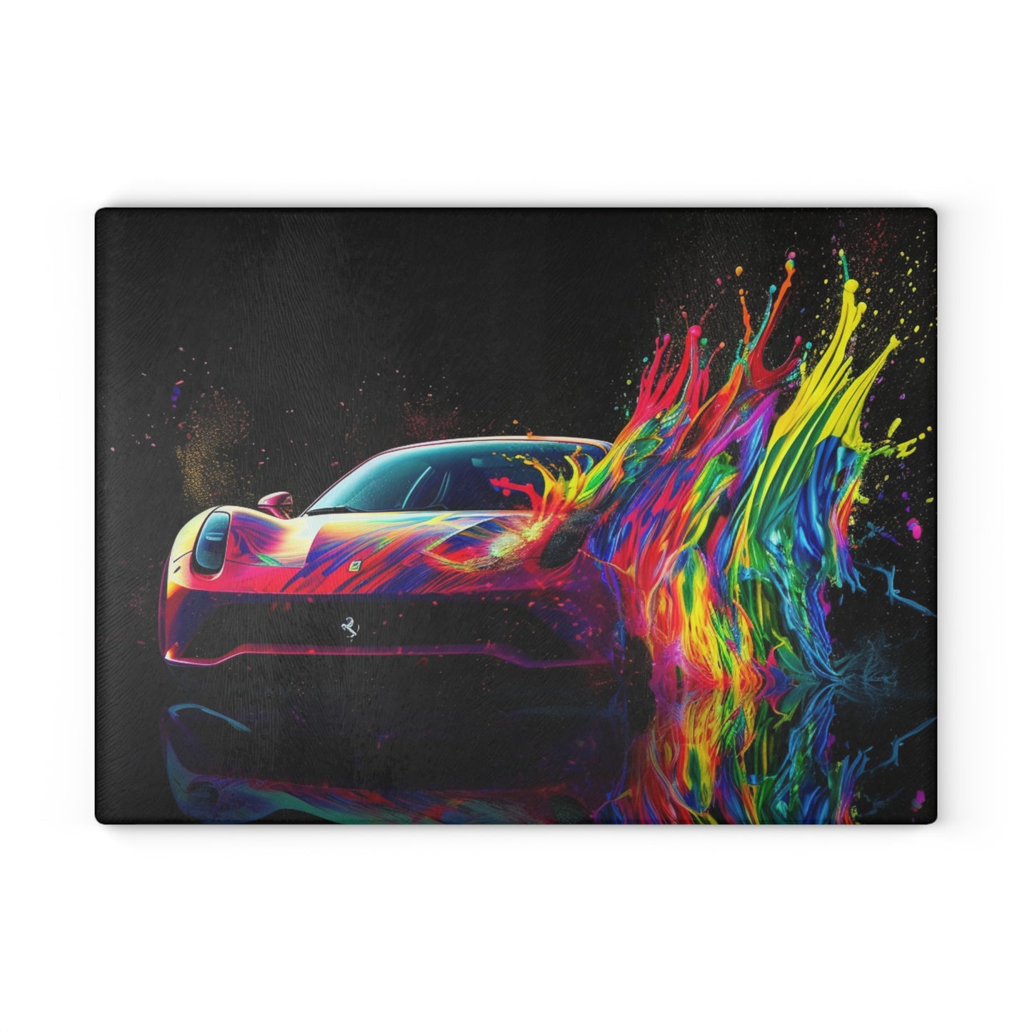 Glass Cutting Board Ferrari Fusion Water 3