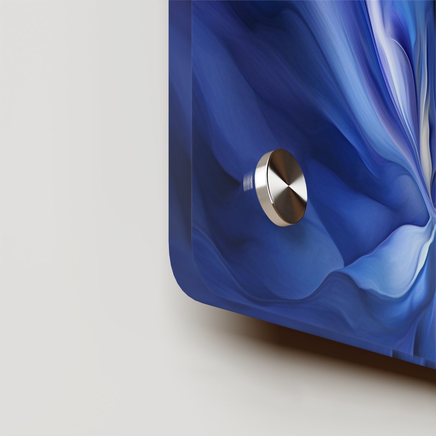 Acrylic Wall Art Panels Abstract Blue Tulip 5