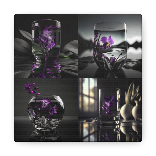 Canvas Gallery Wraps Purple Orchid Glass vase 5