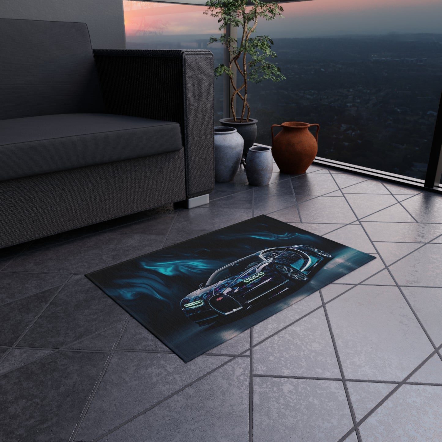 Outdoor Rug  Hyper Bugatti 1