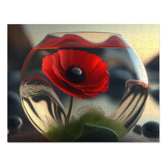 Jigsaw Puzzle (30, 110, 252, 500,1000-Piece) Red Anemone in a Vase 3