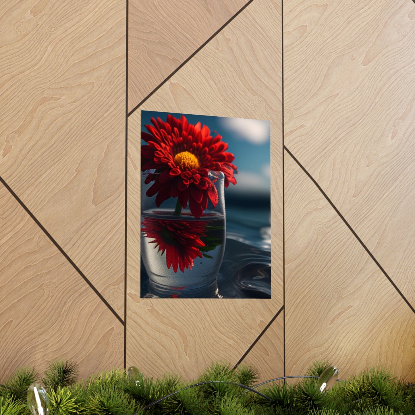 Premium Matte Vertical Posters Chrysanthemum 3