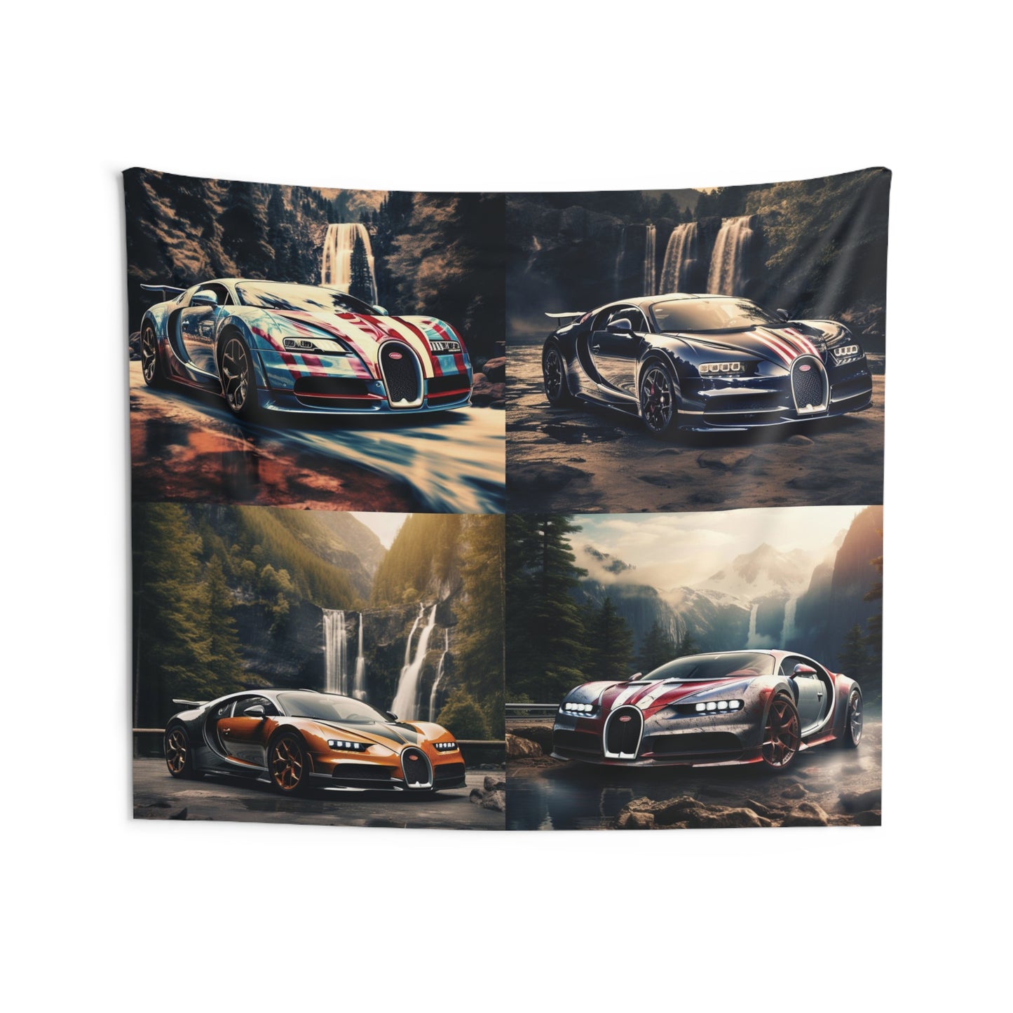 Indoor Wall Tapestries Bugatti Waterfall 5