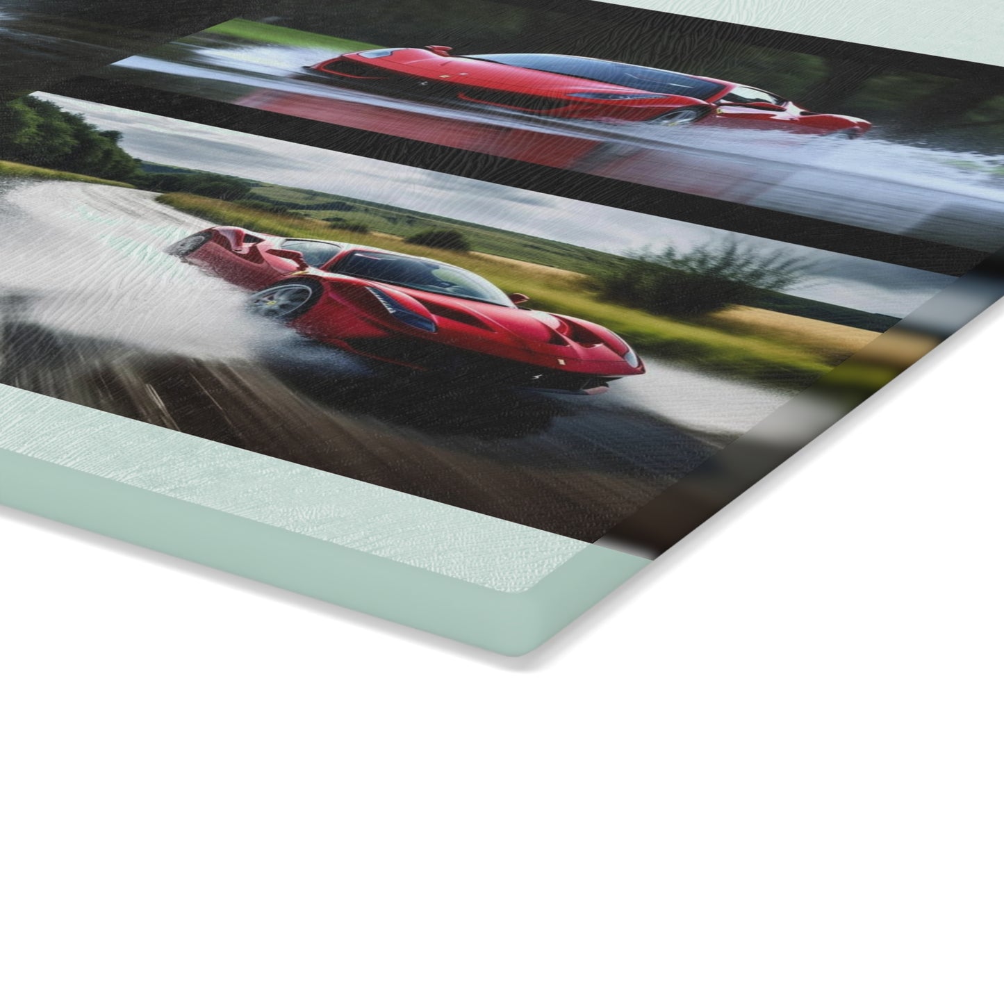 Glass Cutting Board Water Ferrari Splash 5