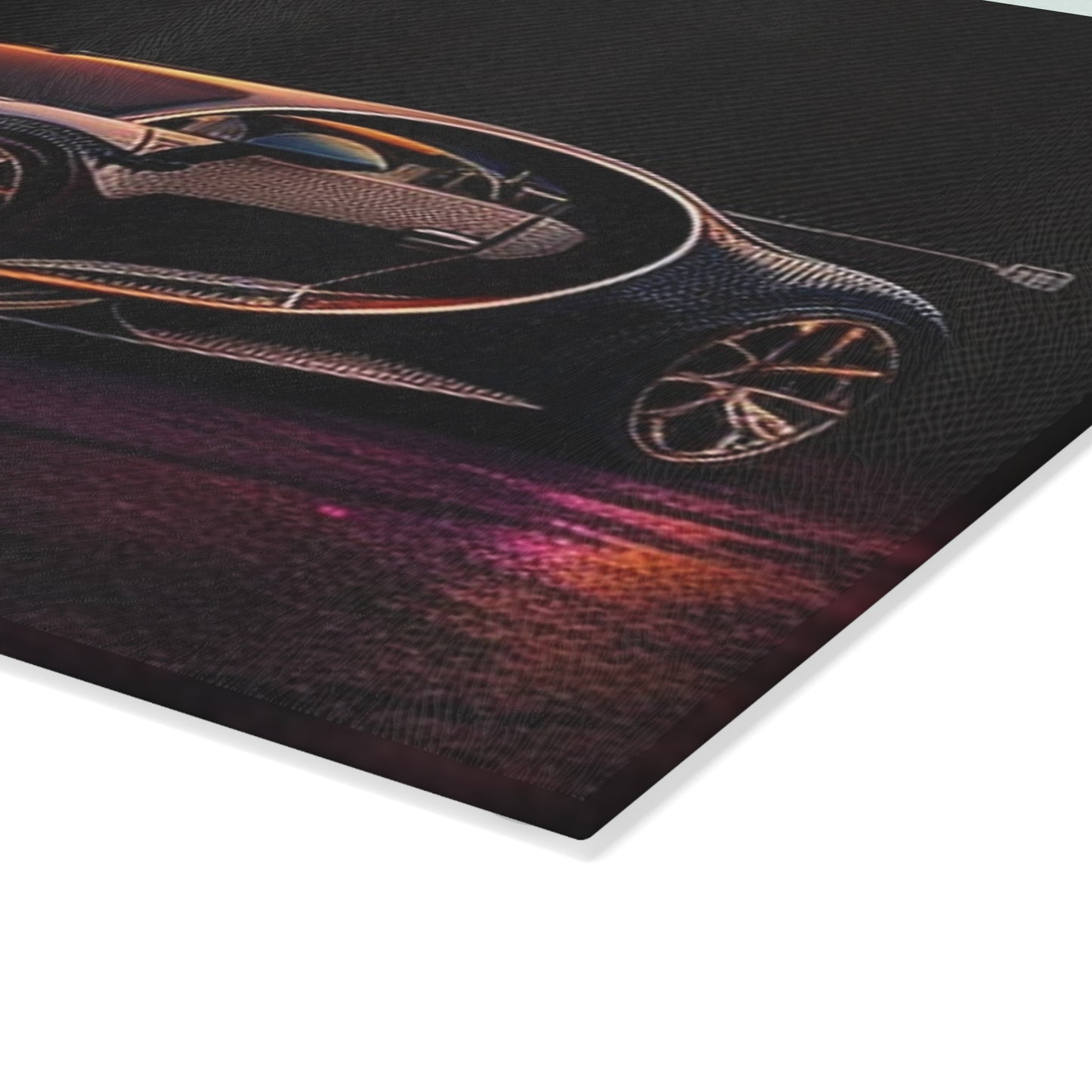 Glass Cutting Board Bugatti Chiron Super 4