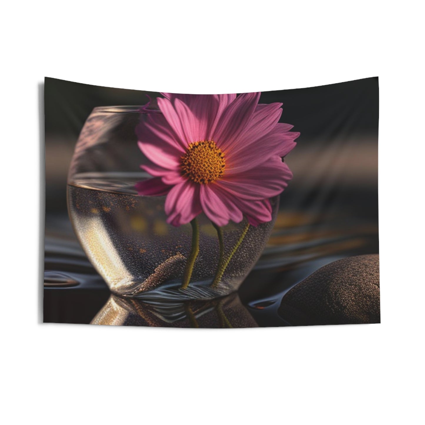 Indoor Wall Tapestries Pink Daisy 4
