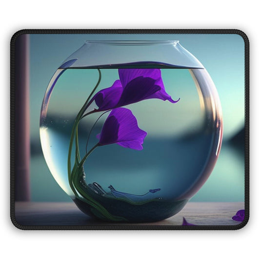 Gaming Mouse Pad  Purple Sweet pea in a vase 2