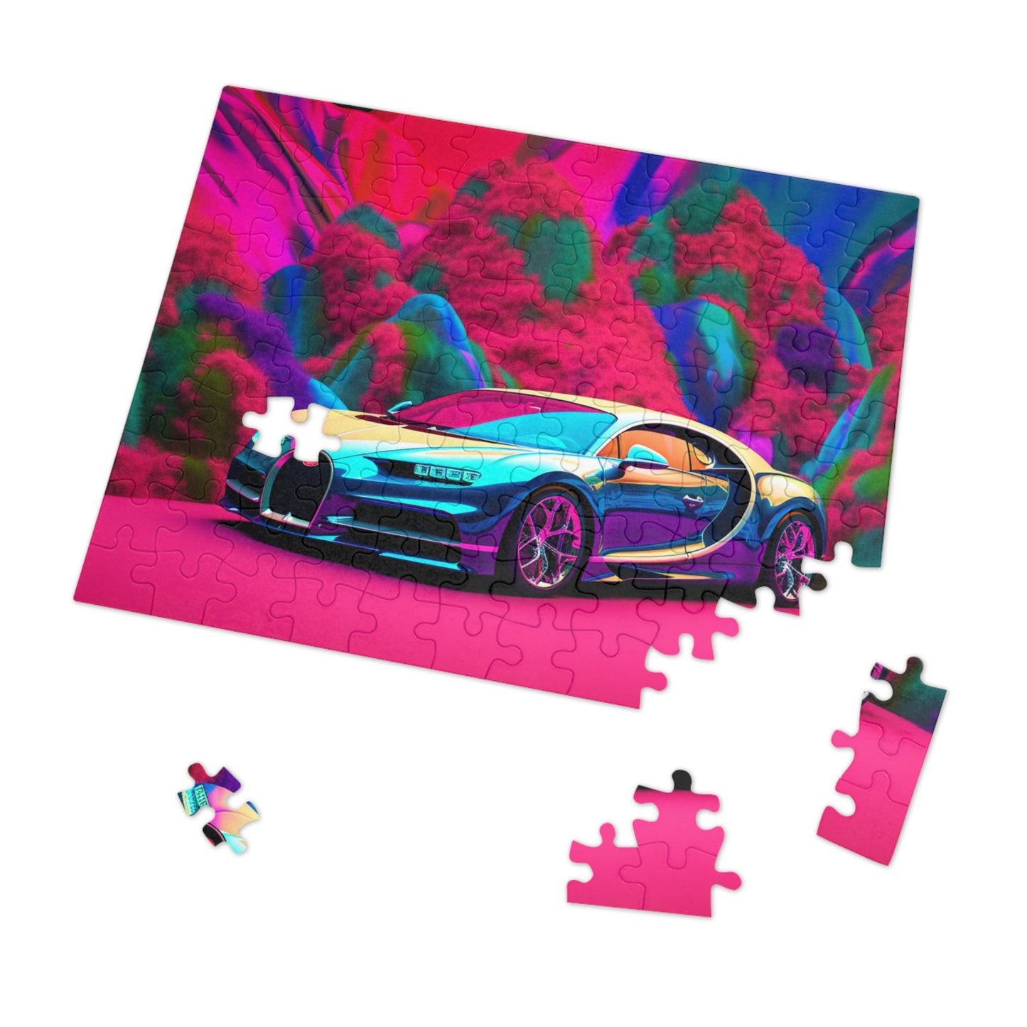 Jigsaw Puzzle (30, 110, 252, 500,1000-Piece) Florescent Bugatti Flair 4