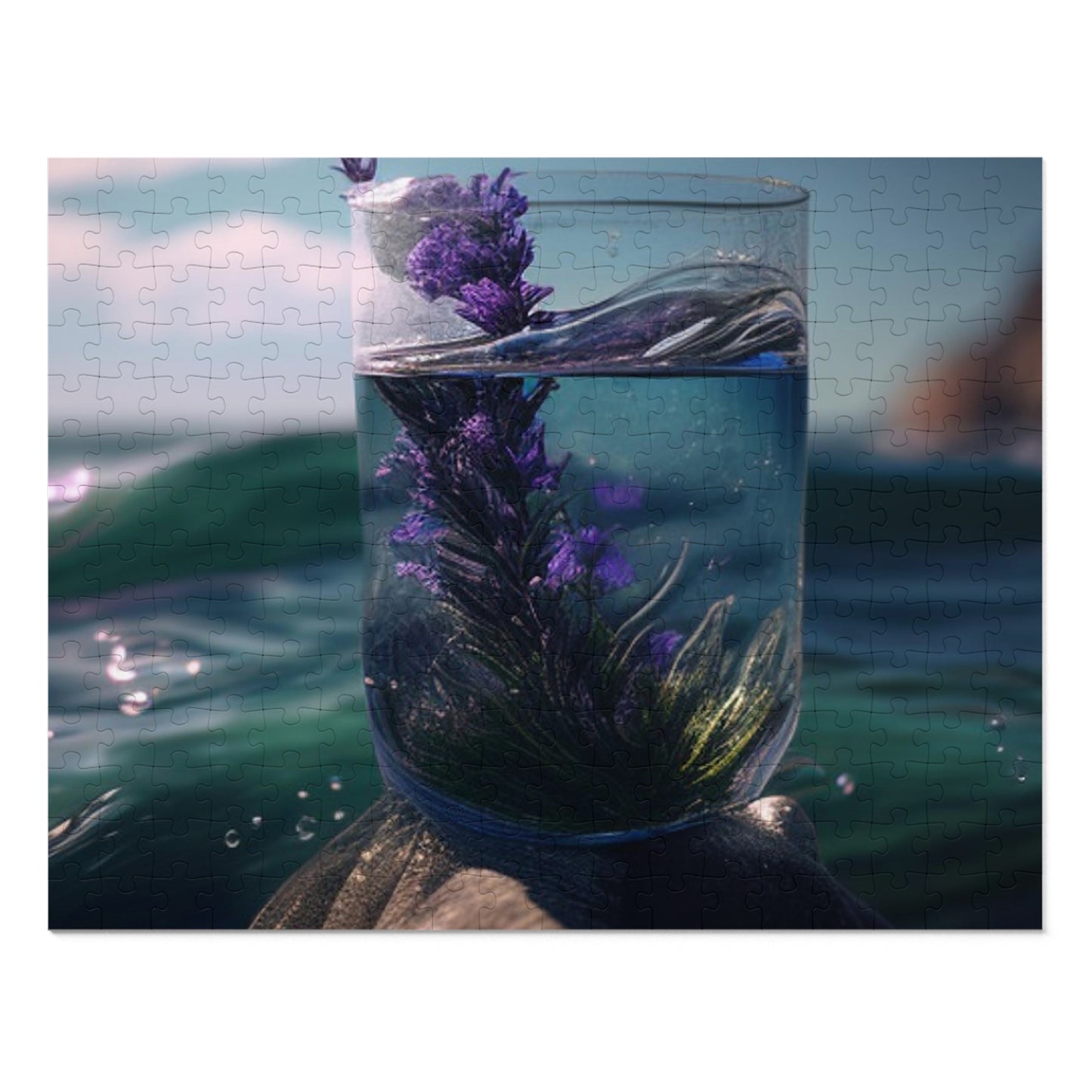 Jigsaw Puzzle (30, 110, 252, 500,1000-Piece) Lavender in a vase 2