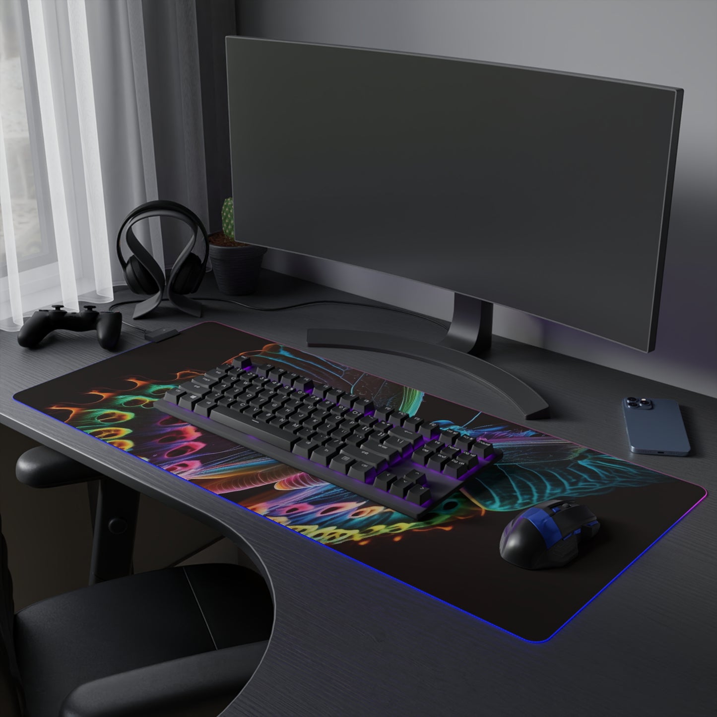 LED Gaming Mouse Pad Thermal Butterfly 2