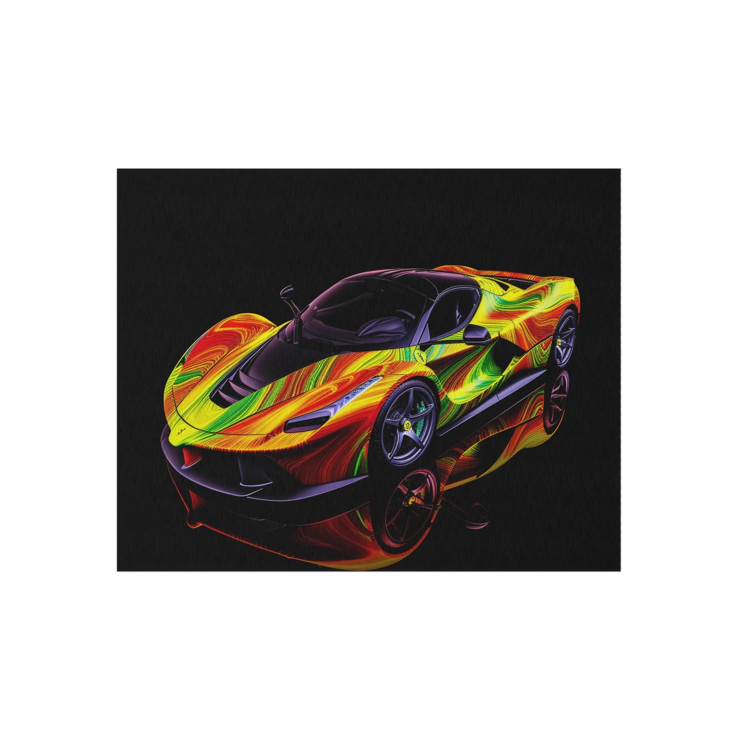 Outdoor Rug  Ferrari Neon 4