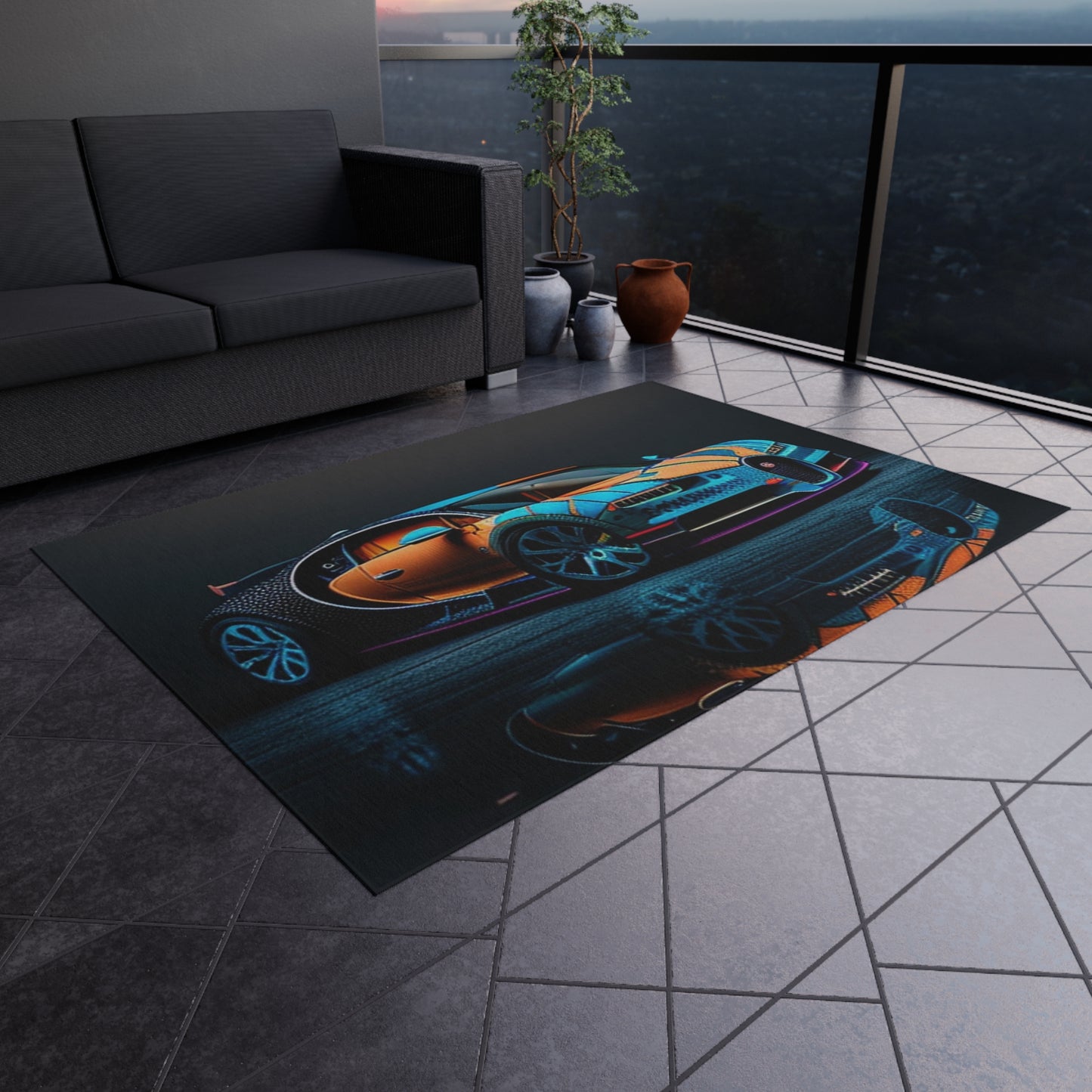 Outdoor Rug  Bugatti Blue 1