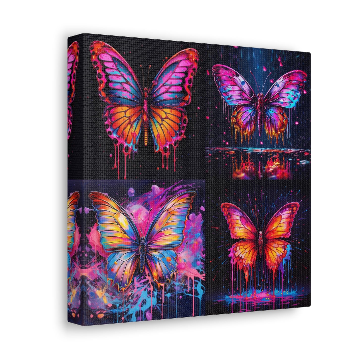 Canvas Gallery Wraps Pink Butterfly Flair 5