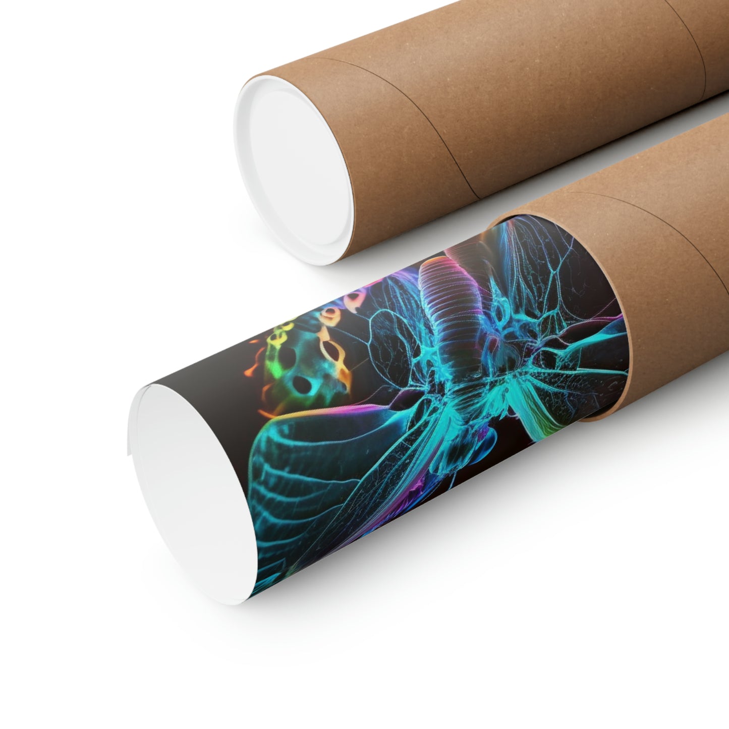 Premium Matte Vertical Posters Thermal Butterfly 2