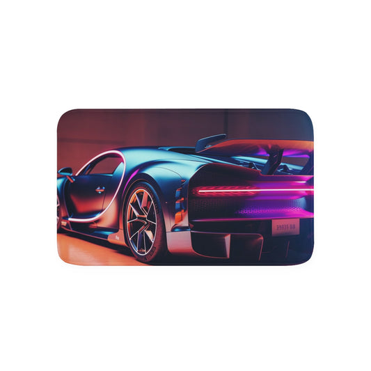 Memory Foam Bath Mat Hyper Bugatti Neon Chiron 2