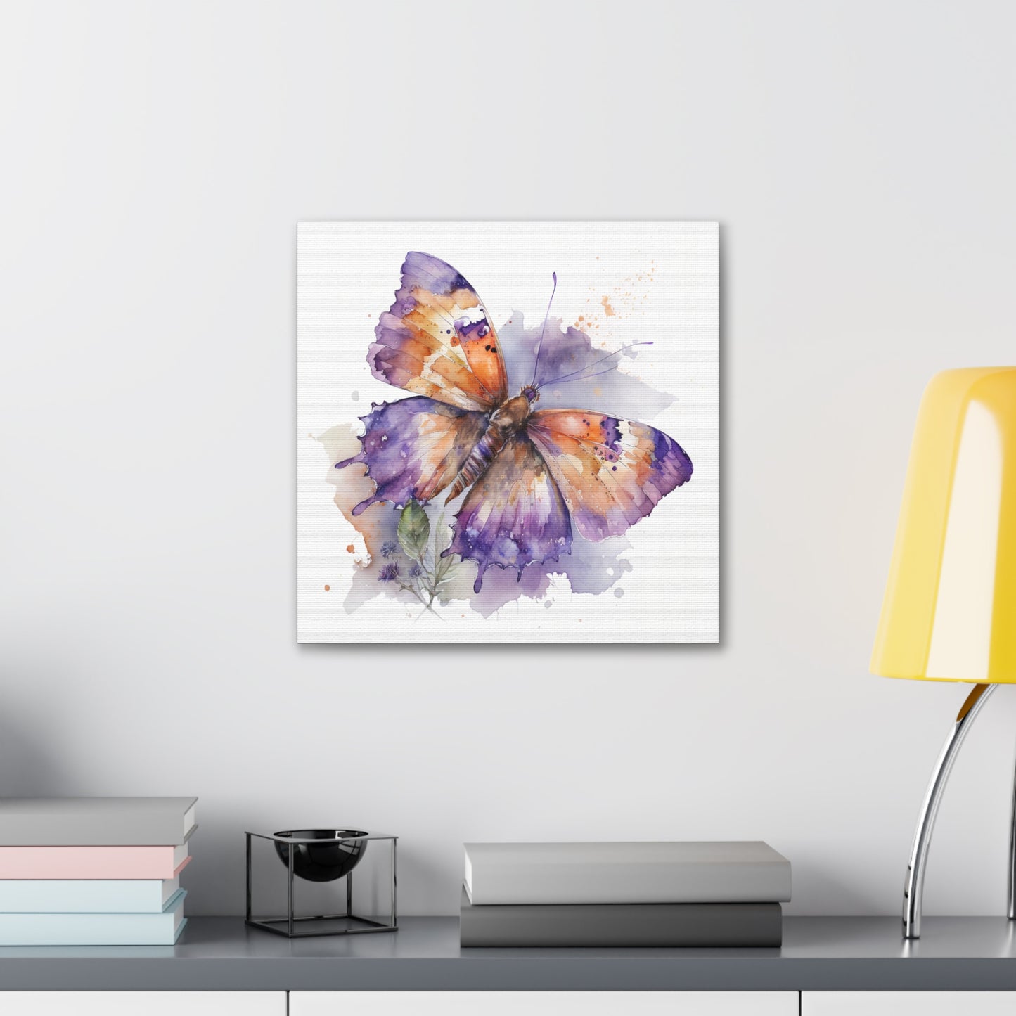 Canvas Gallery Wraps MerlinRose Watercolor Butterfly 1