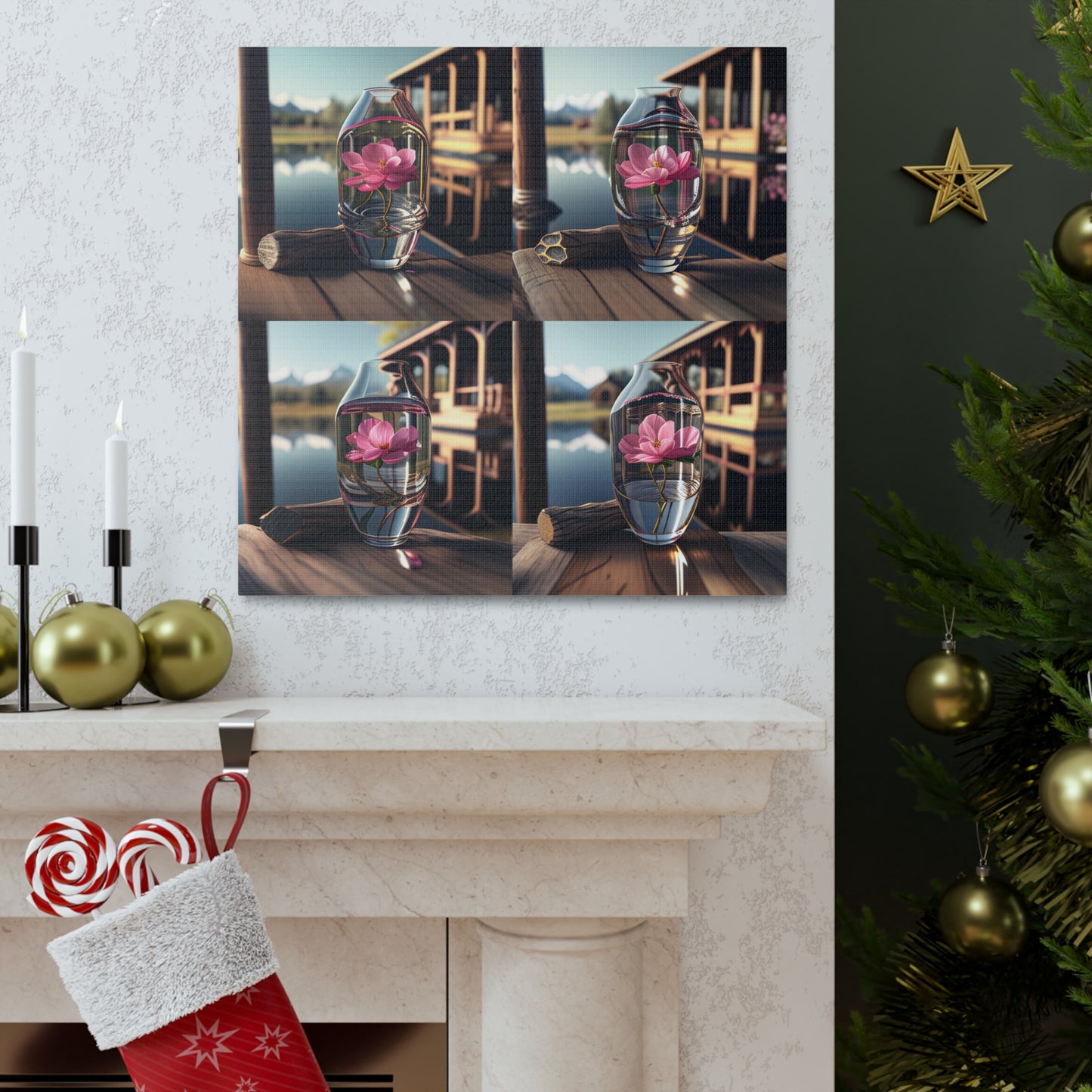 Canvas Gallery Wraps Pink Magnolia 5