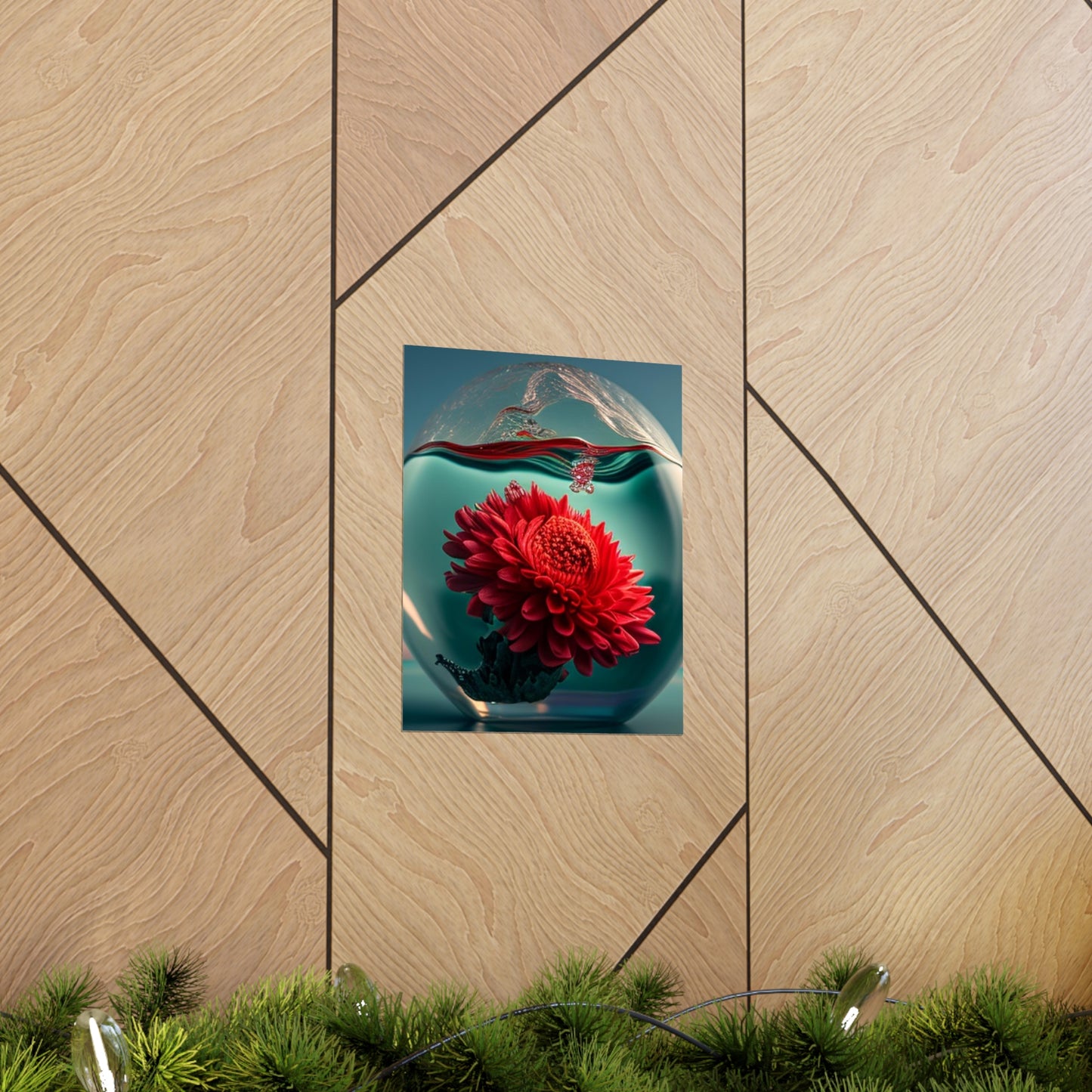 Premium Matte Vertical Posters Chrysanthemum 4